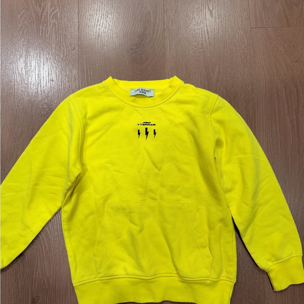 Neil Barrett Bright Yellow Crewneck Sweater